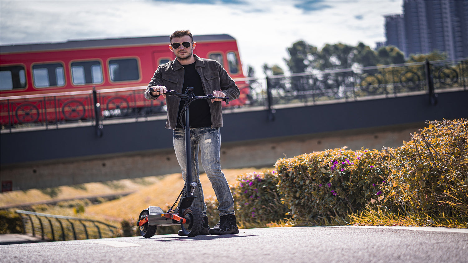Urban drift electric scooter