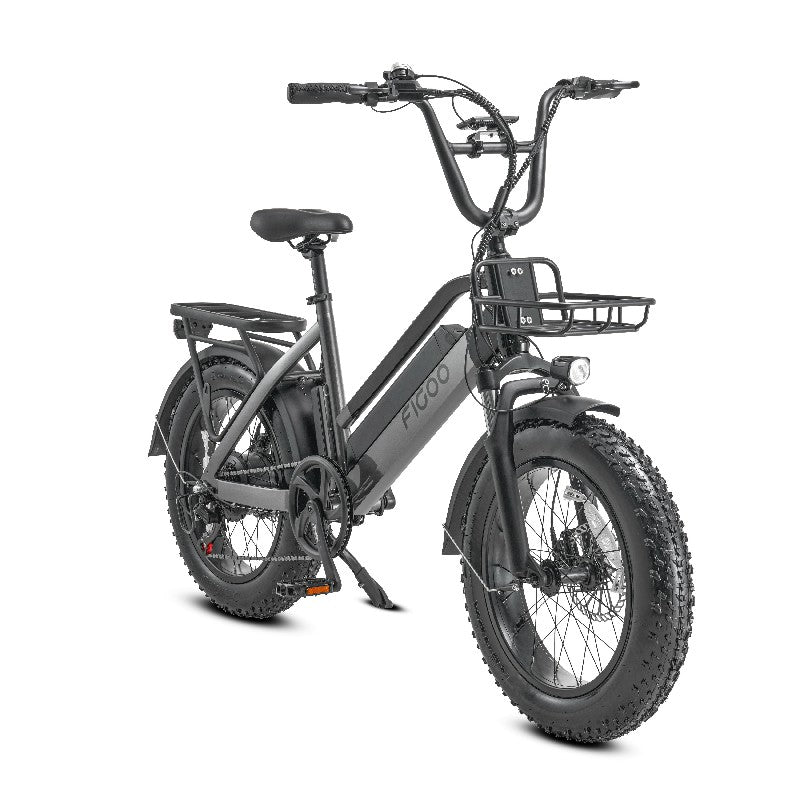 Step thru electric bike (gray)